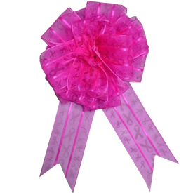 Custom Pink Bow For breast cancer awareness for Susan G. Komen®